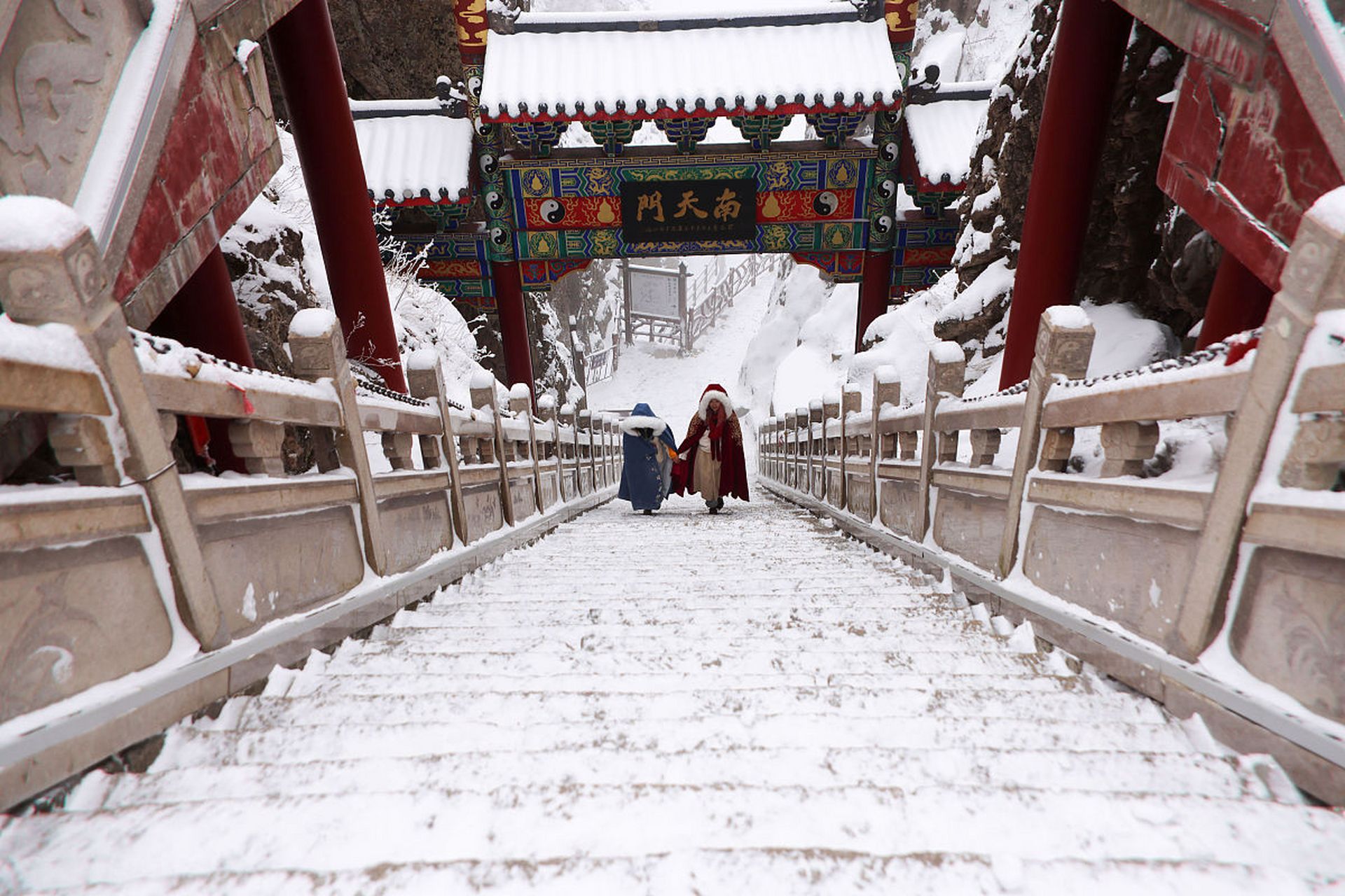 老君山冬天照片图片