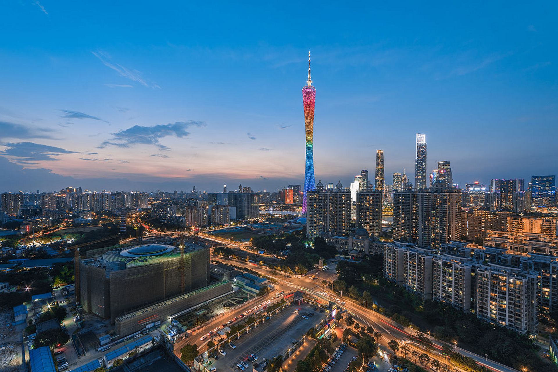 美丽的广州塔,又称小蛮腰!