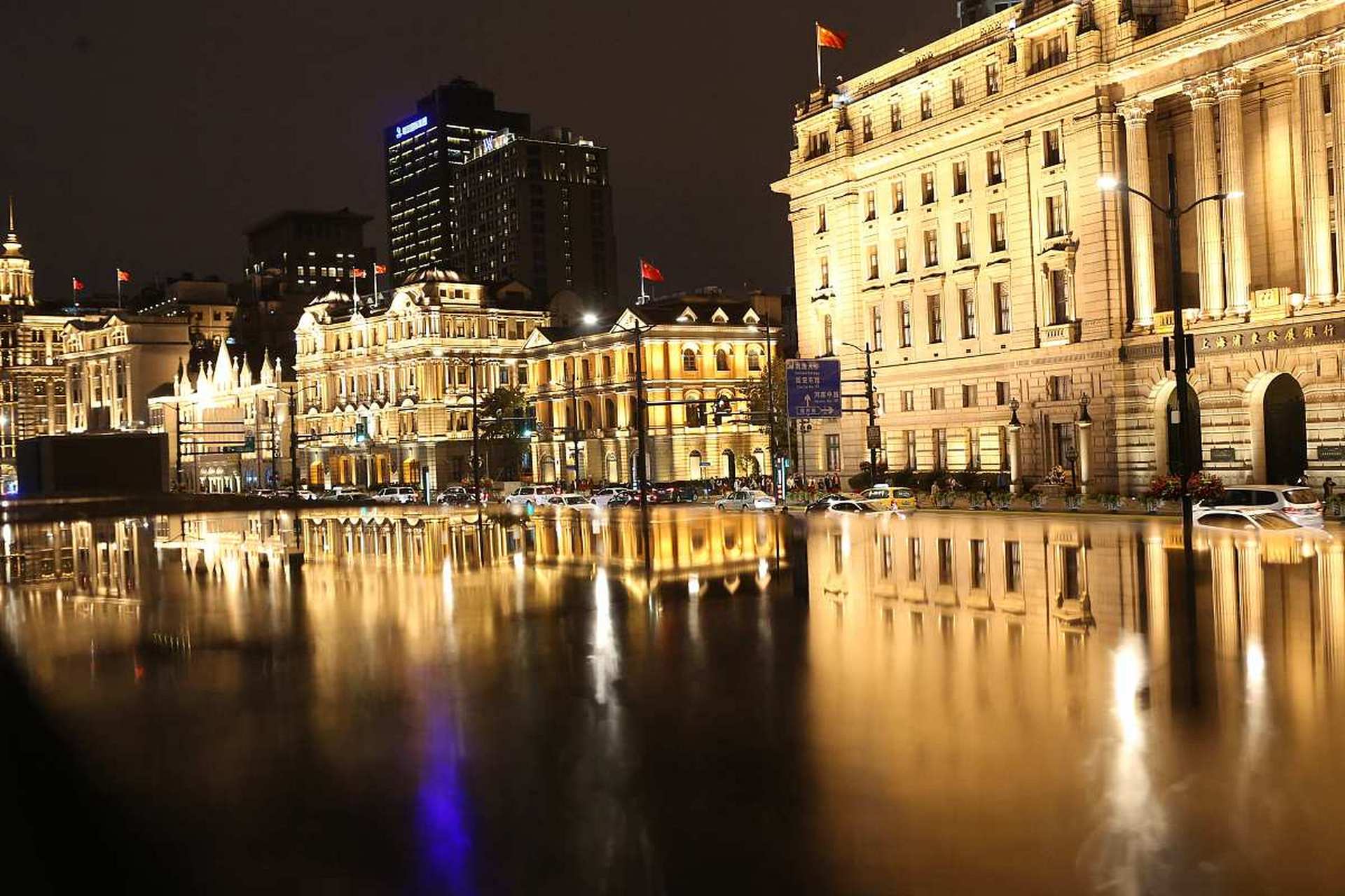 宁波夜景 外滩风景图片