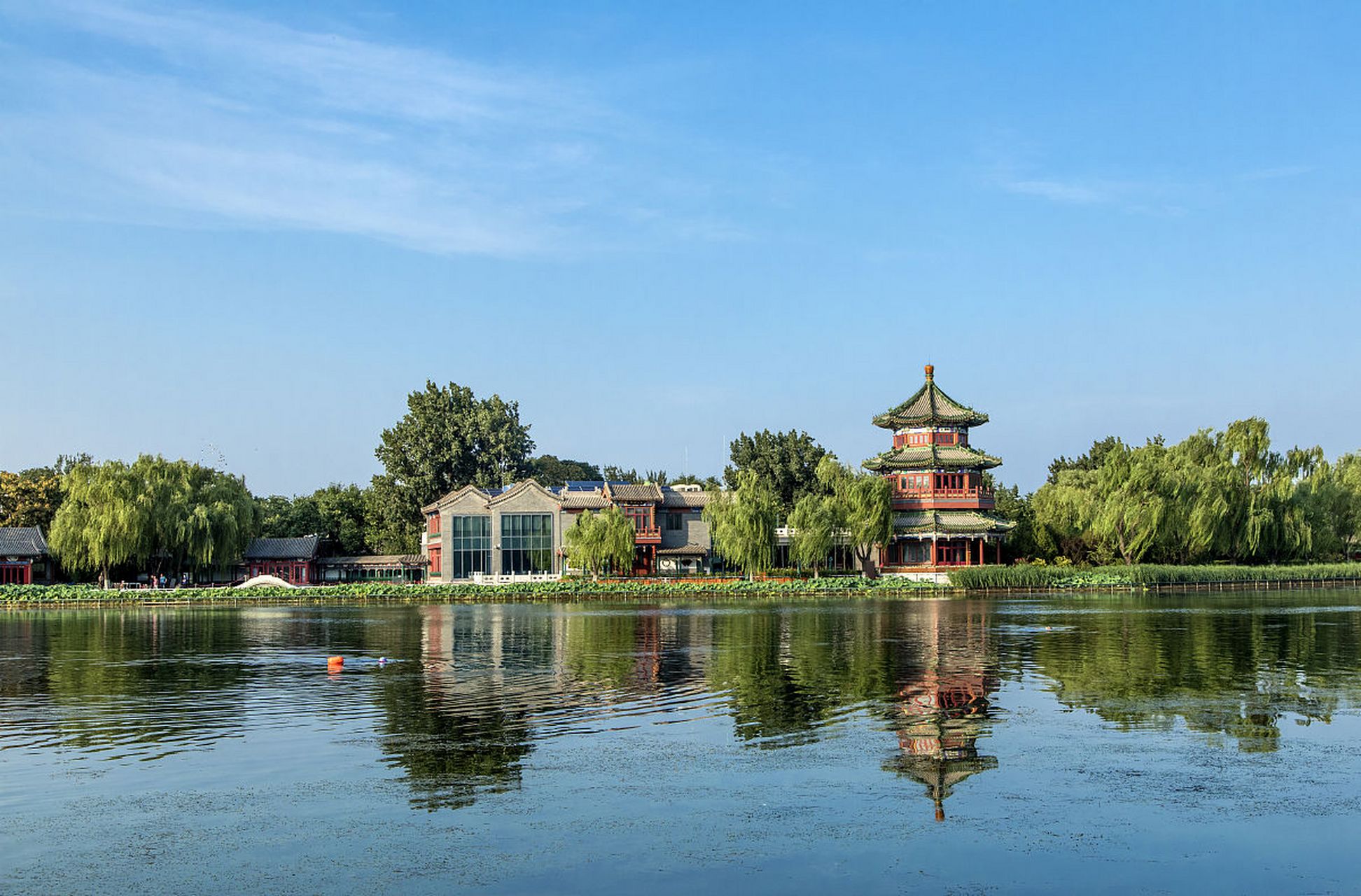 北京什刹海,被誉为"北方的水乡" #旅游#什刹海,即前海,后海以及西海