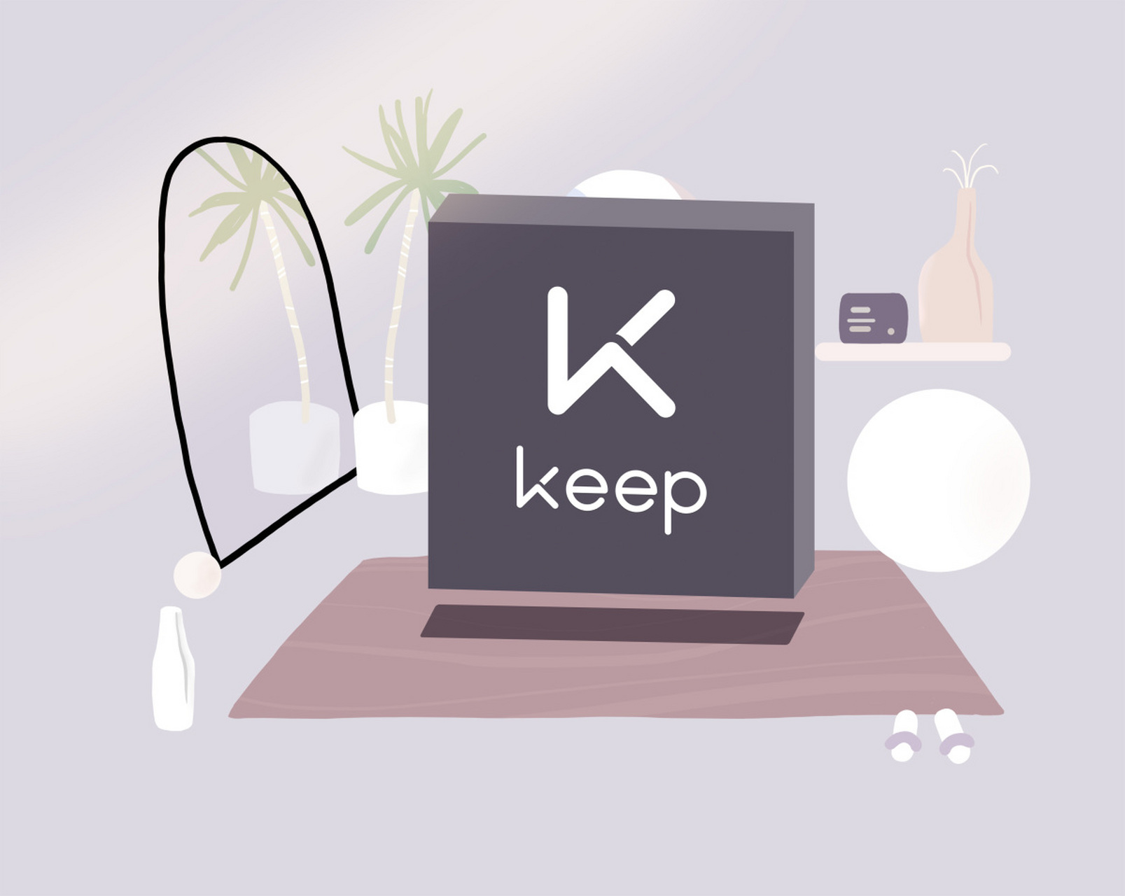 keep 作为运动app第一股上市啦, 第一天以微弱上涨收盘.