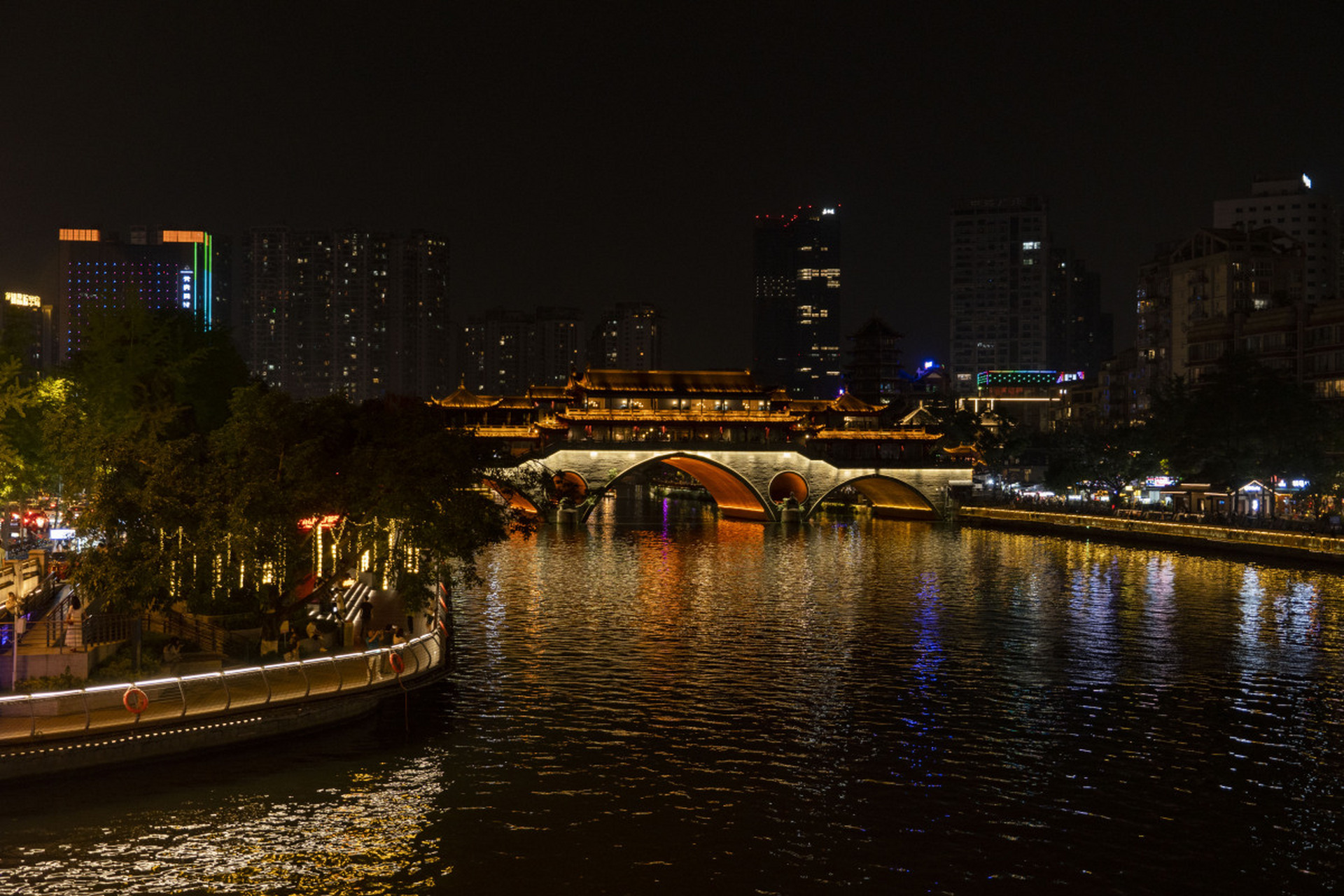 成都武侯祠夜景图片