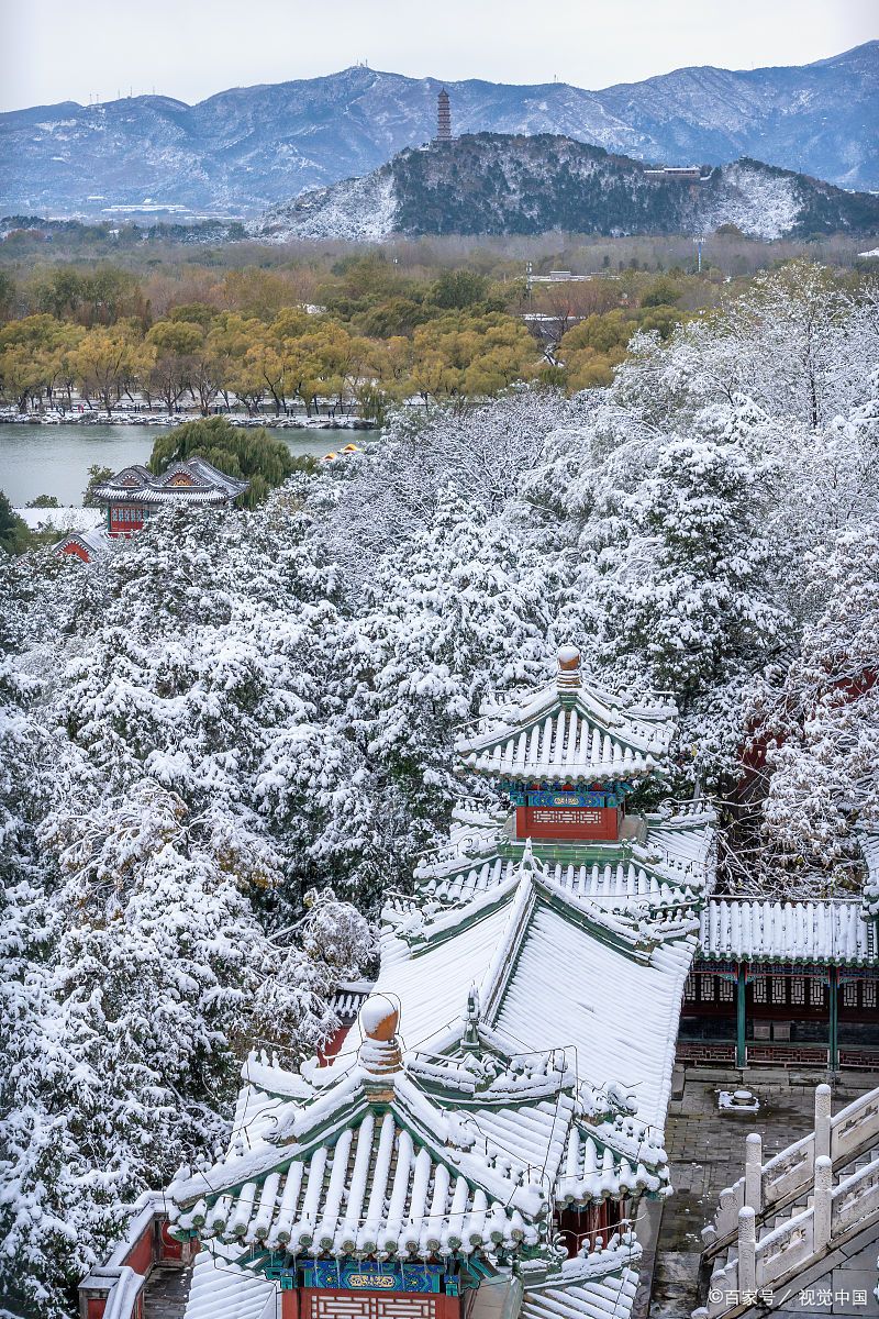 观赏雪景图片