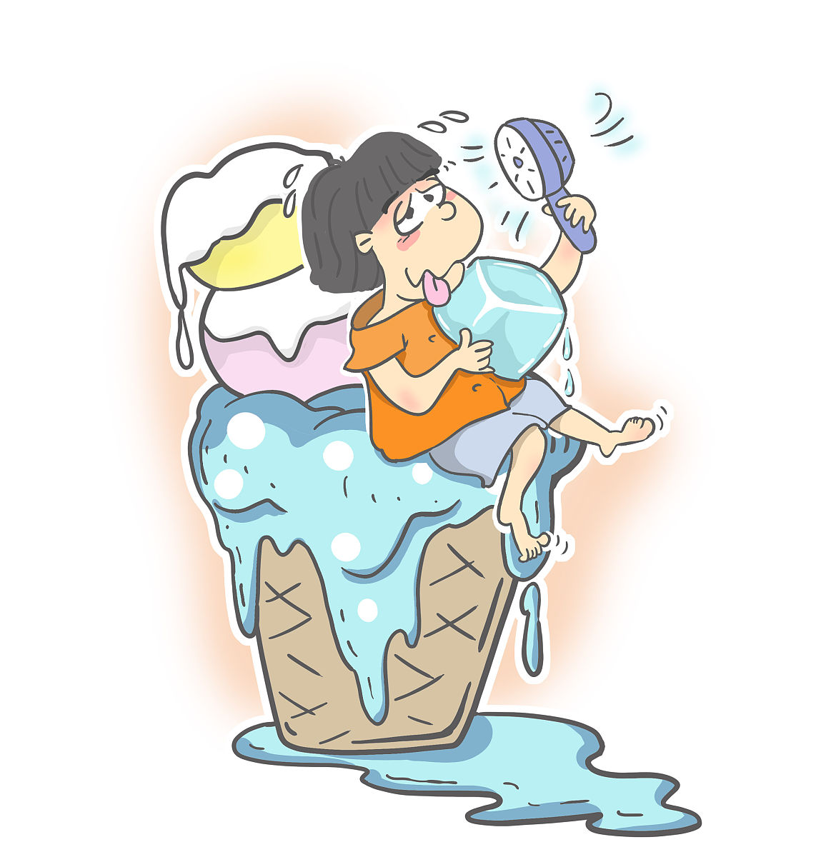 儿童夏天可以吃冰淇淋吗?