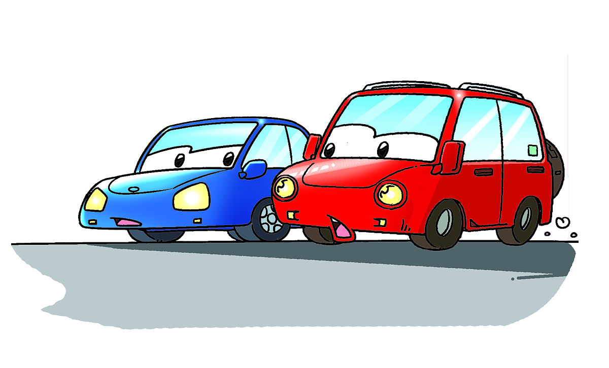 2,变道时提前3秒打转向灯