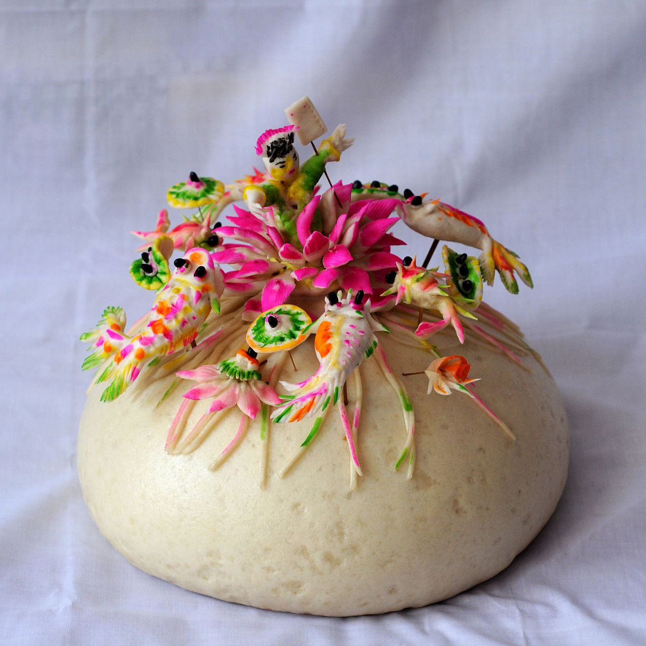 山西花馍,民间艺术的瑰宝,融合历史与技艺,寓意吉祥.