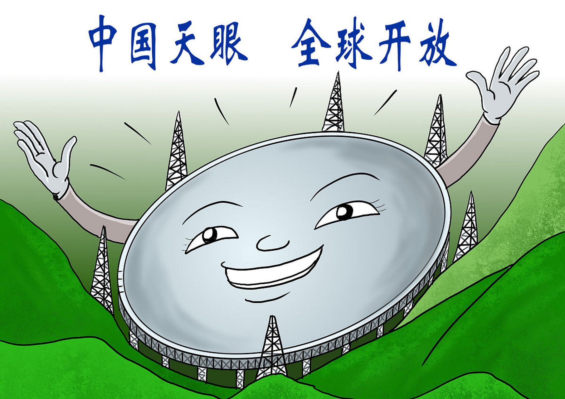           2,中国"天眼"开启地外