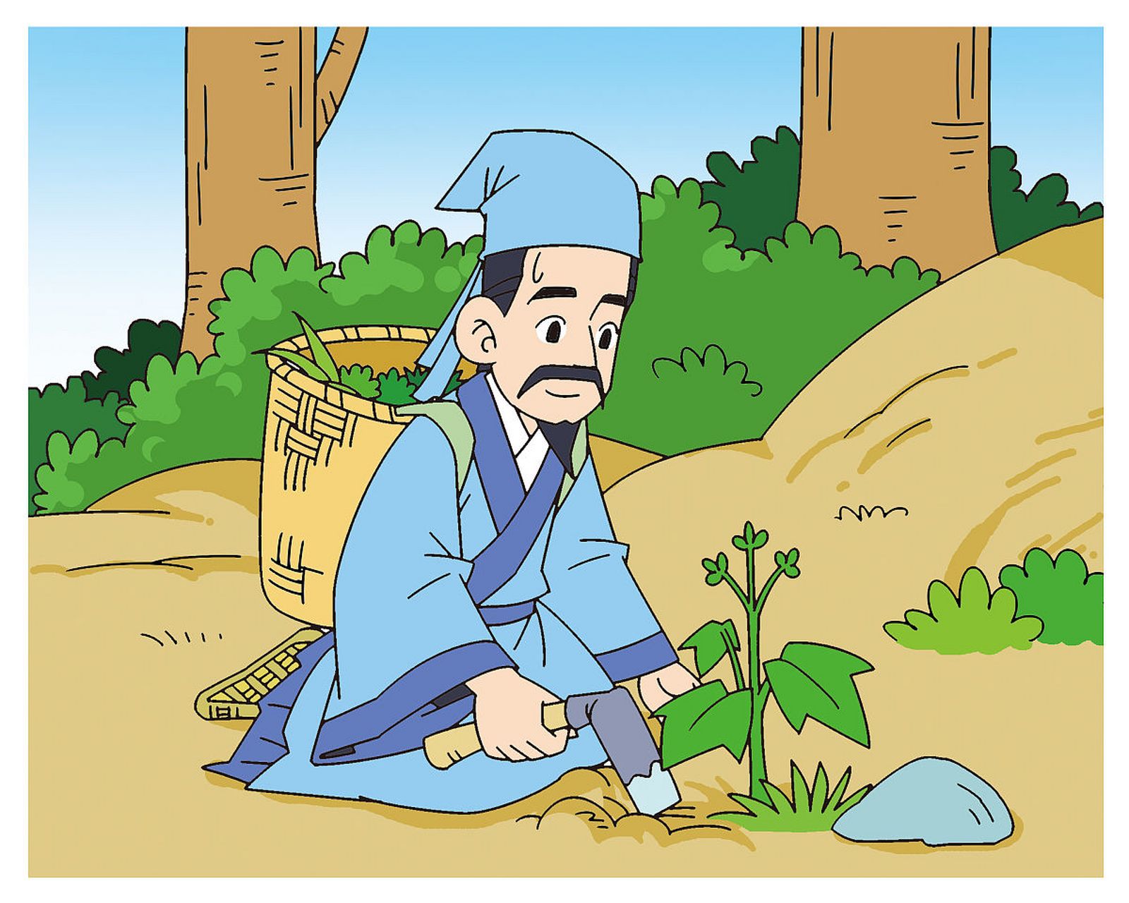 端午习俗之---采药 采药是古老的端午节习俗之一.