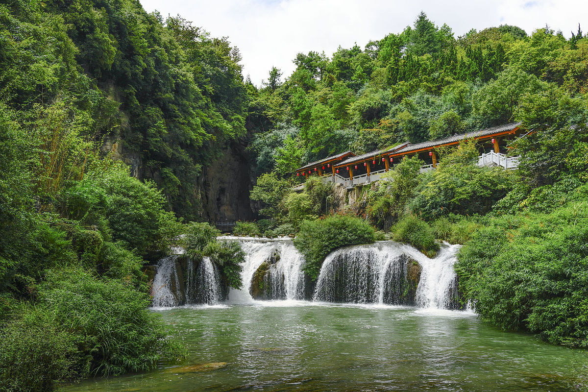 贵阳天河潭风景区门票图片