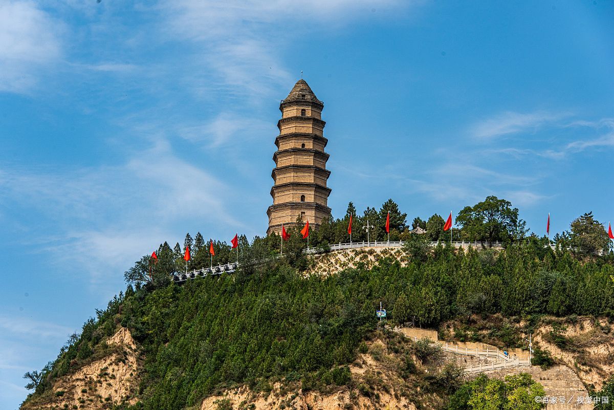 陕西延安,一座 性刈藕裰乩酚胛幕某鞘 .宝塔山,作为