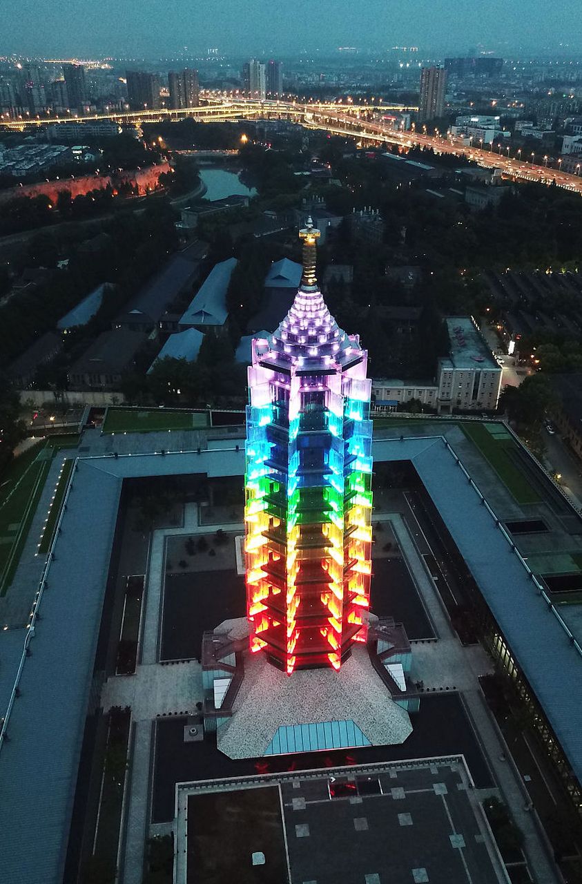 大报恩寺琉璃塔原貌图片