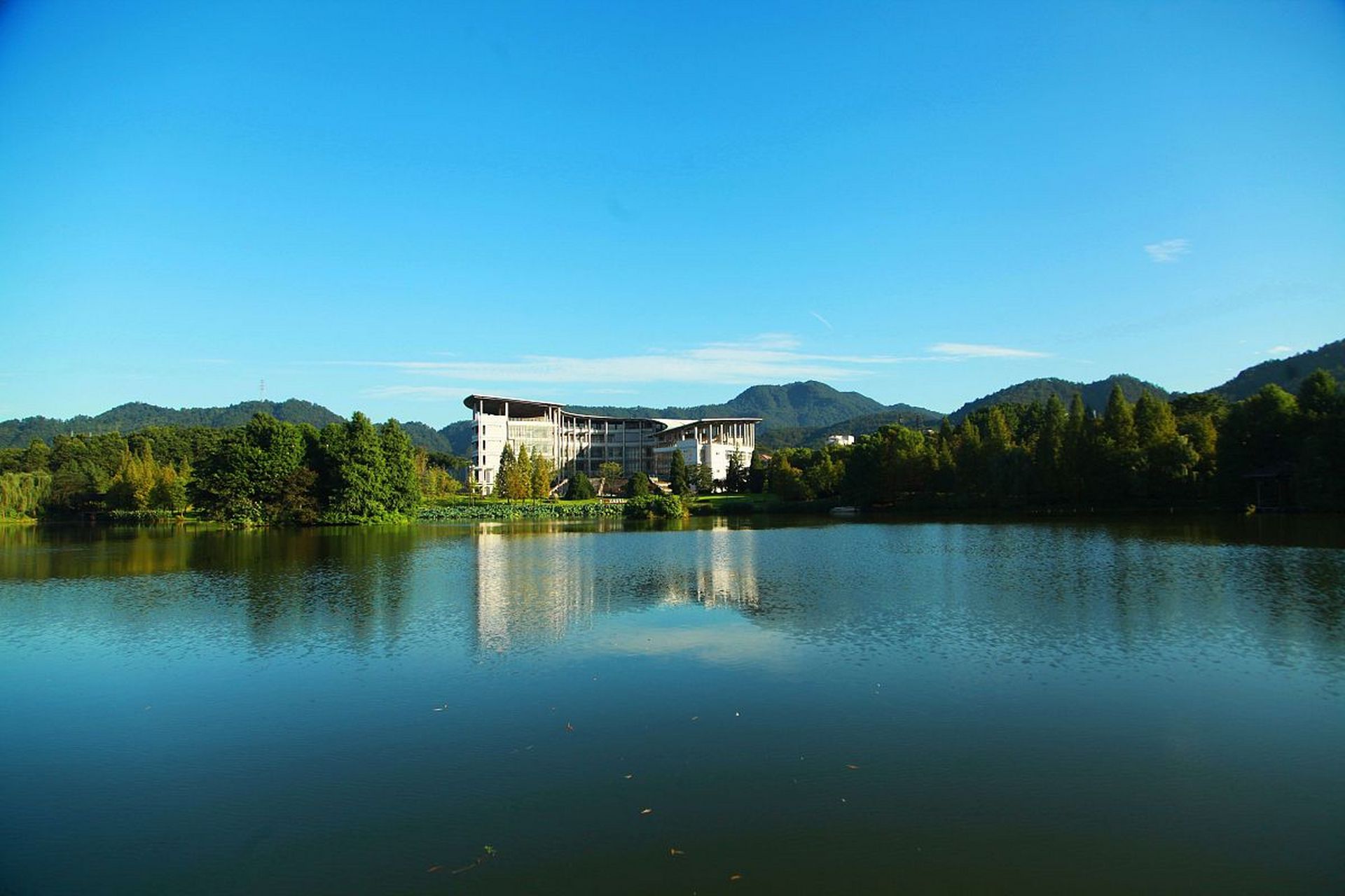 浙江农林大学(zhejiang a&f university)位于中国浙江省林城——临安