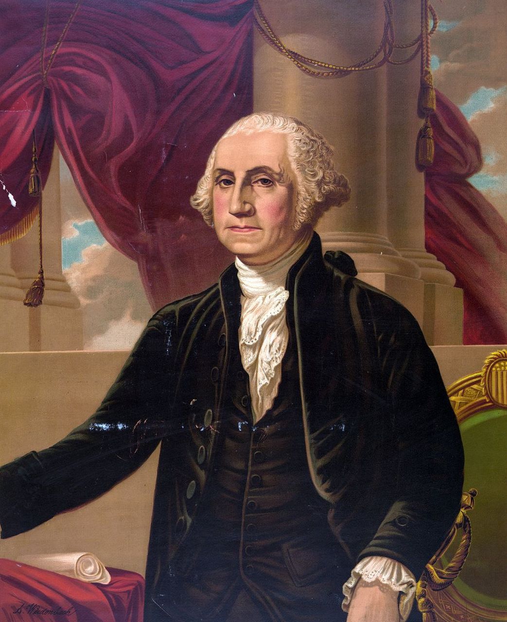 仅有一人获得了这一殊荣,他就是美国的国父乔治·华盛顿.