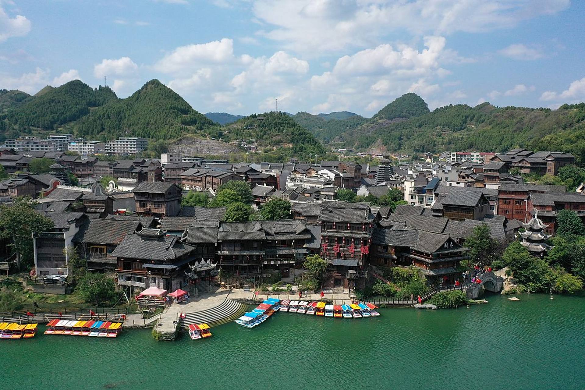 下司古镇是国家4a级旅游景区,贵州省省级风景名胜区.