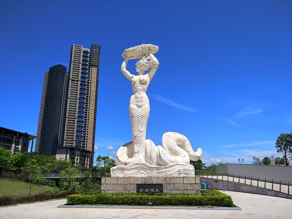 深圳海上世界雕塑图片