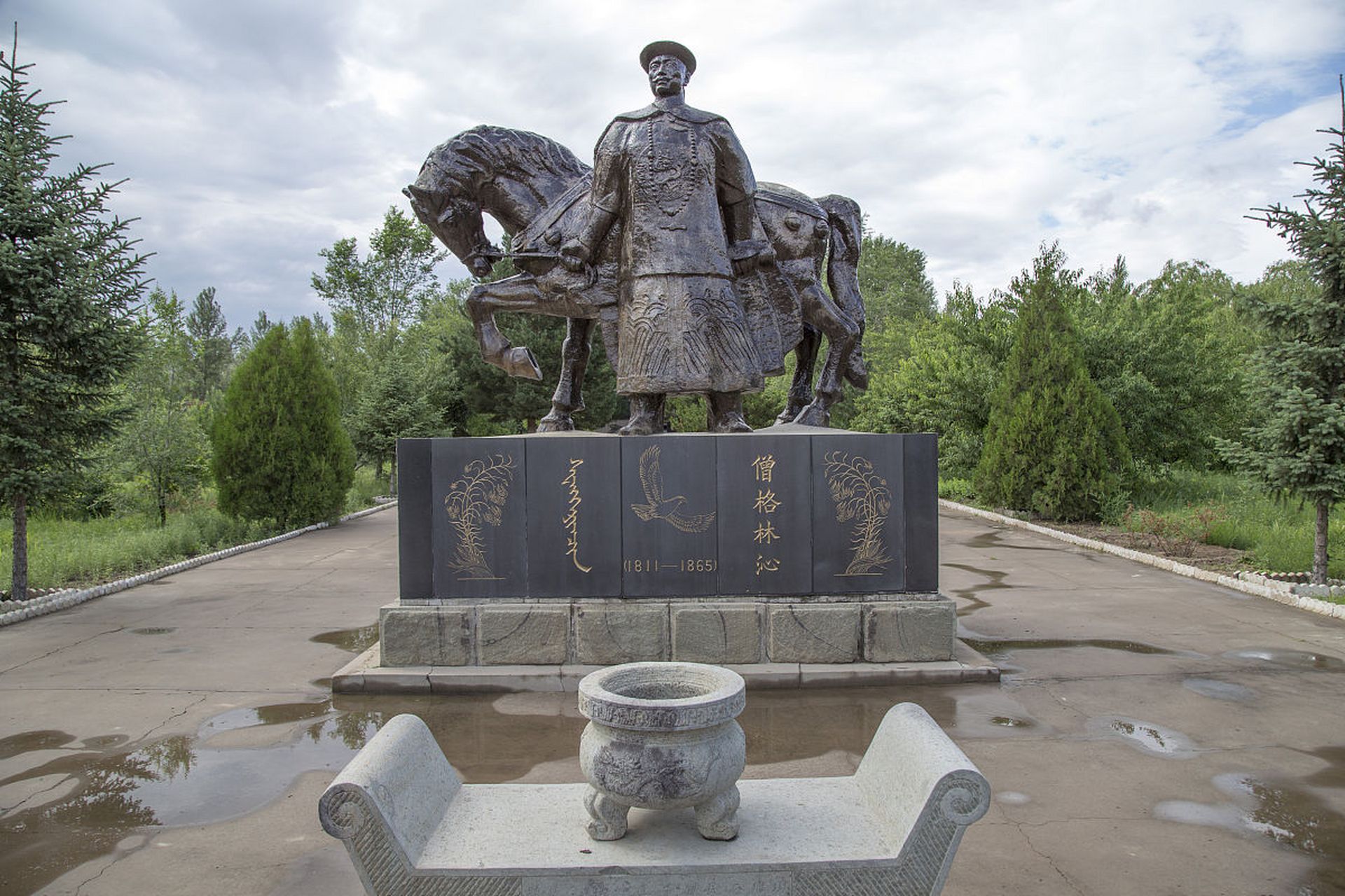 1855年,僧格林沁与太平军将领李开芳,在山东茌平冯官屯对峙