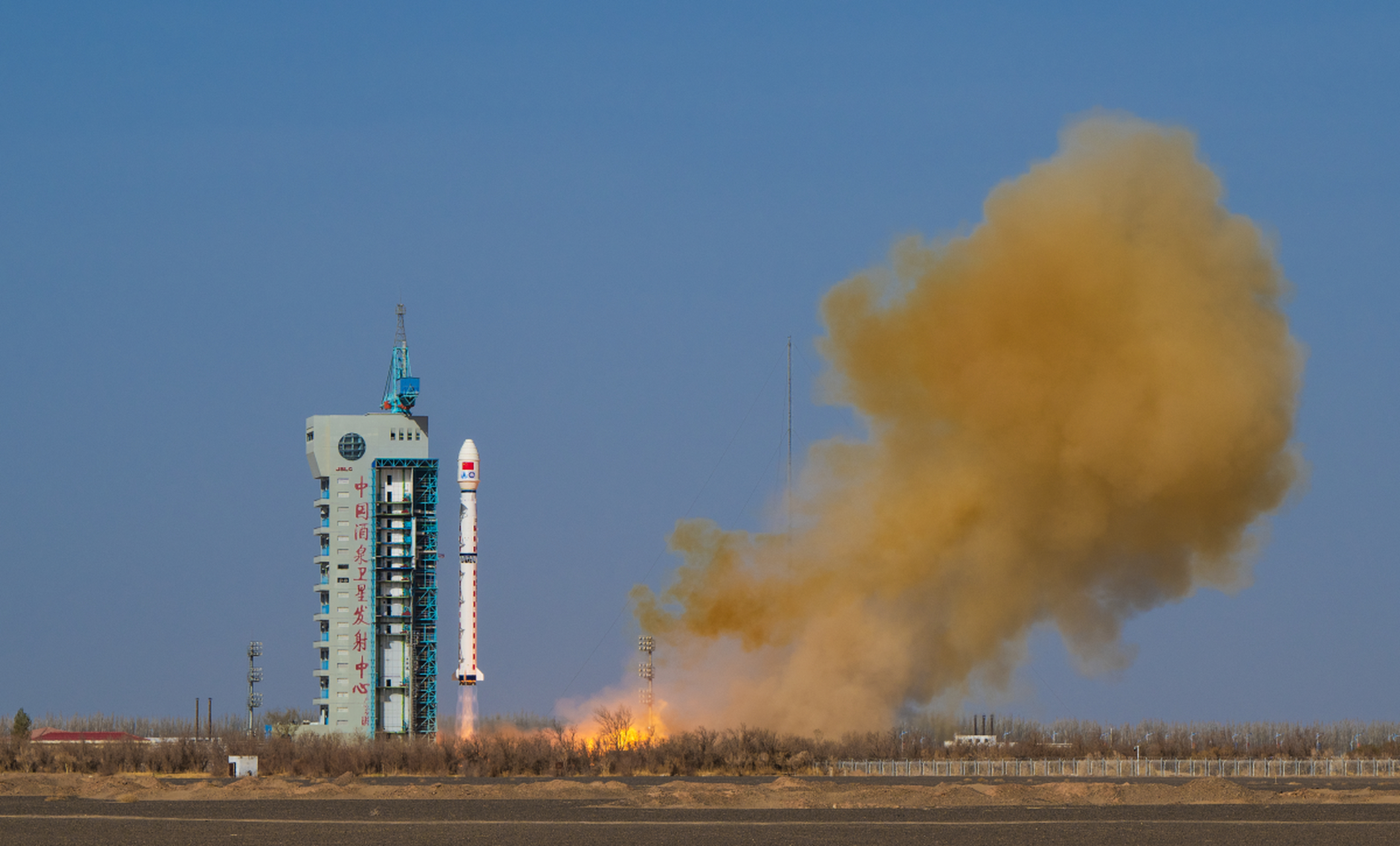 4月16日9时36分,我国在酒泉卫星发射中心使用长征四号乙运载火箭成功