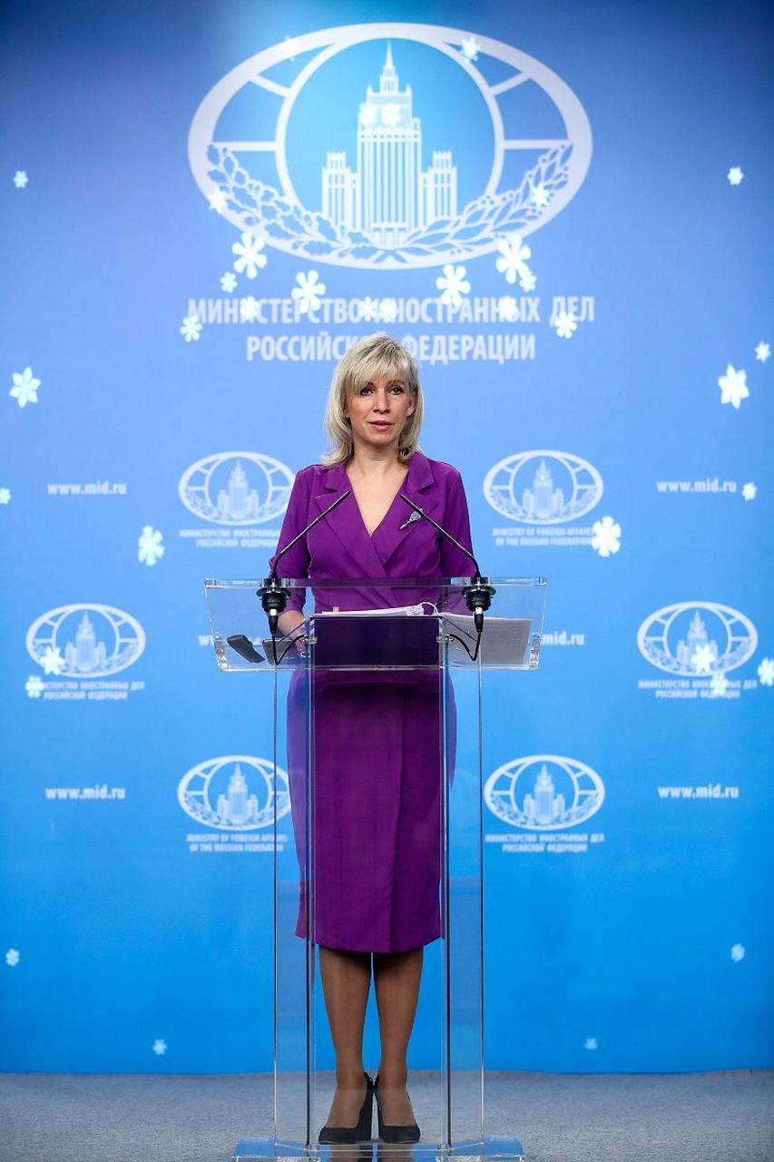 扎哈罗娃表示,俄罗斯对日本这一举动表示强烈谴责.