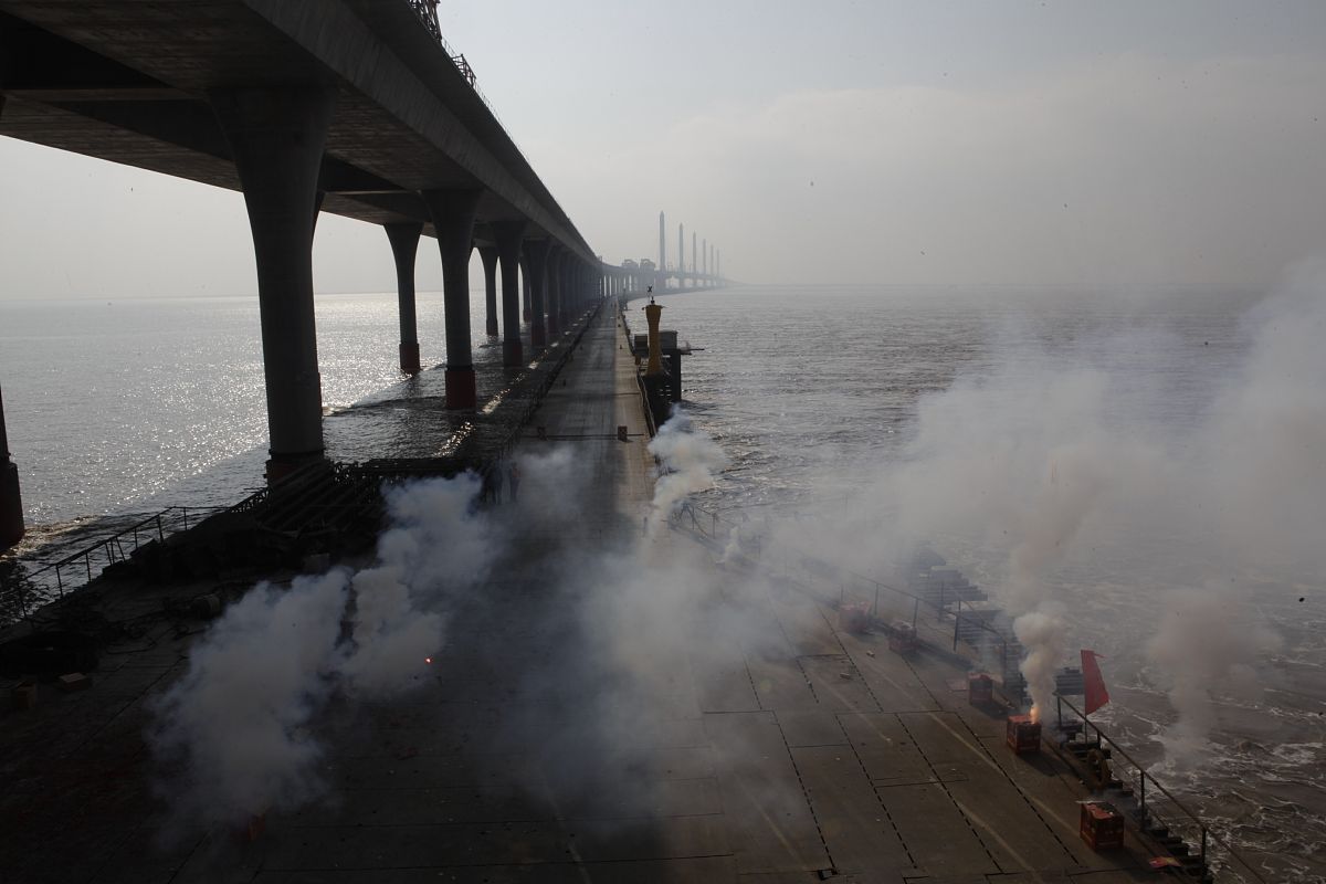 錢塘江大潮之嘉紹大橋