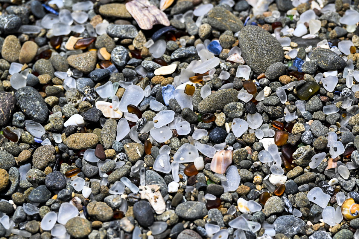 加州玻璃海滩,奇特吧