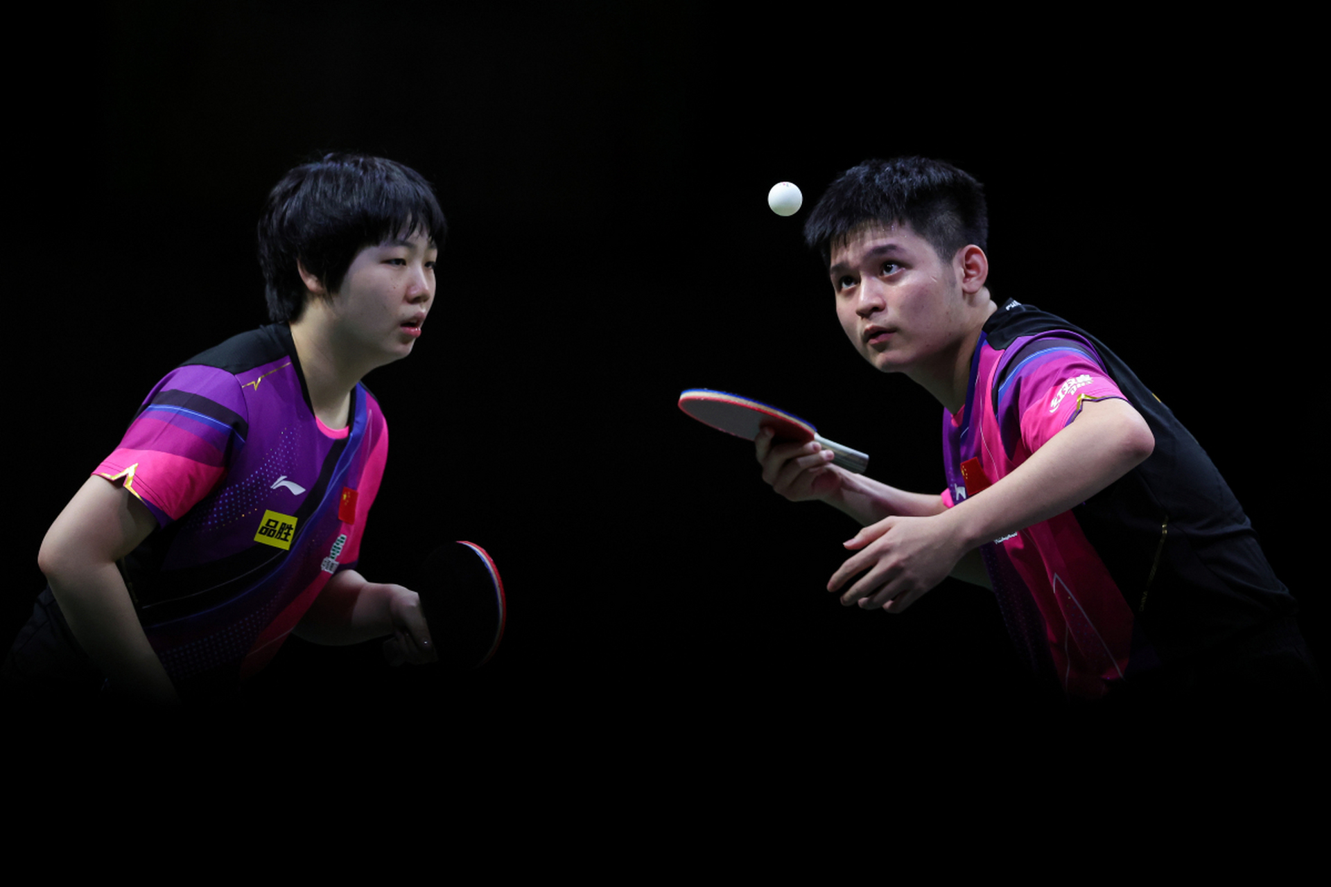 林诗栋/蒯曼晋级决赛 2023年10月12日,全国乒乓球锦标赛混双半决赛