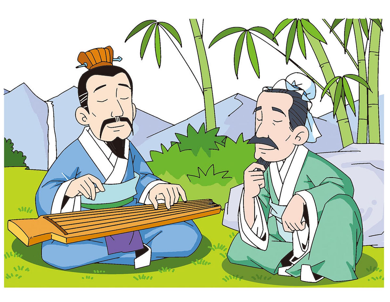 伯牙所念,钟子期必得之.