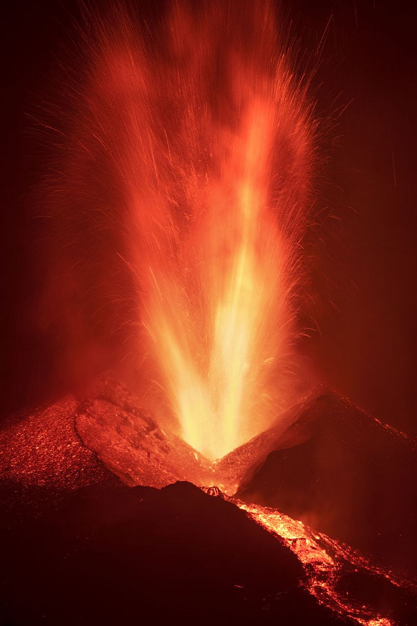 火山种类图片