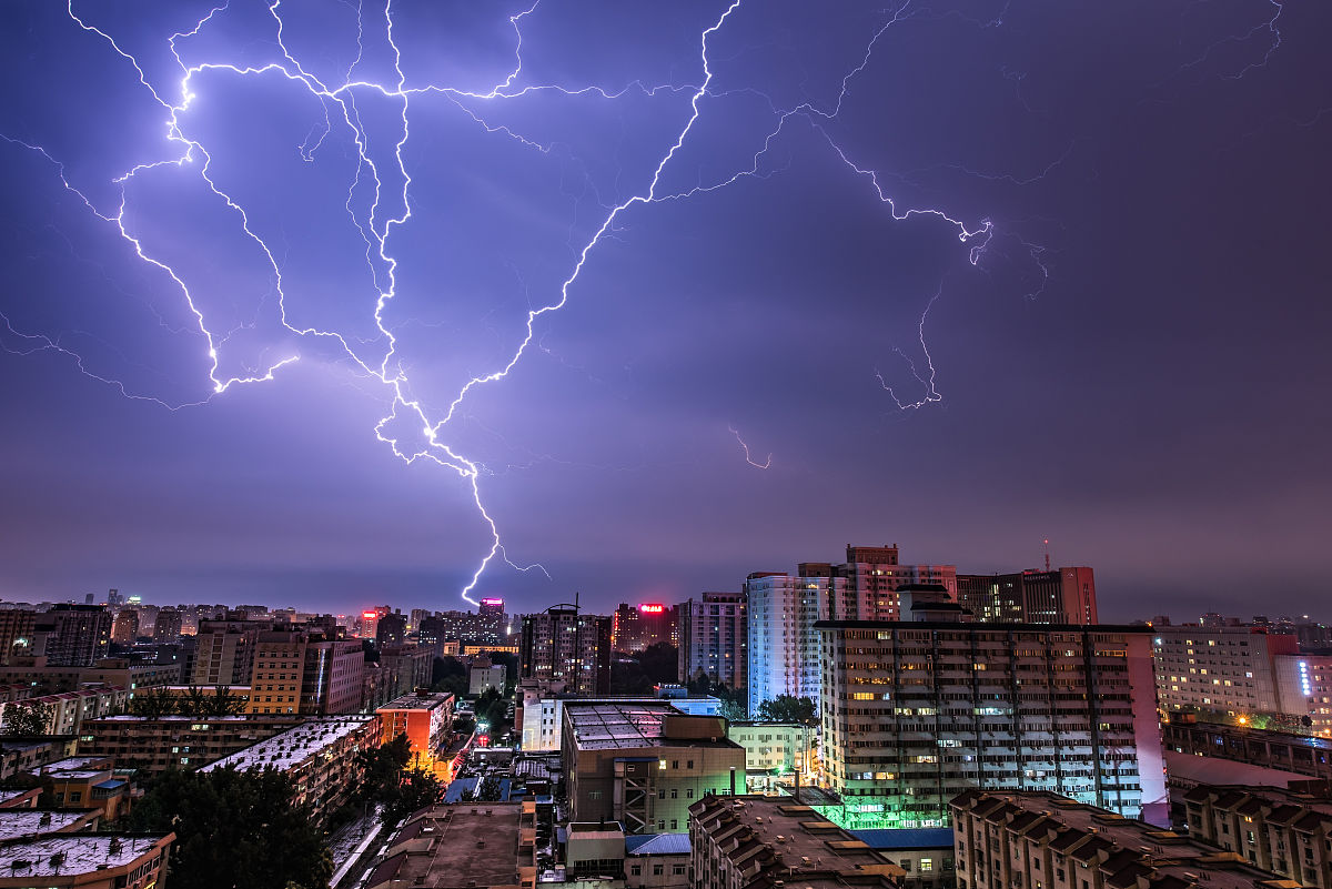 昨晚,江西全省共发生7271次雷电,你感觉到了吗!