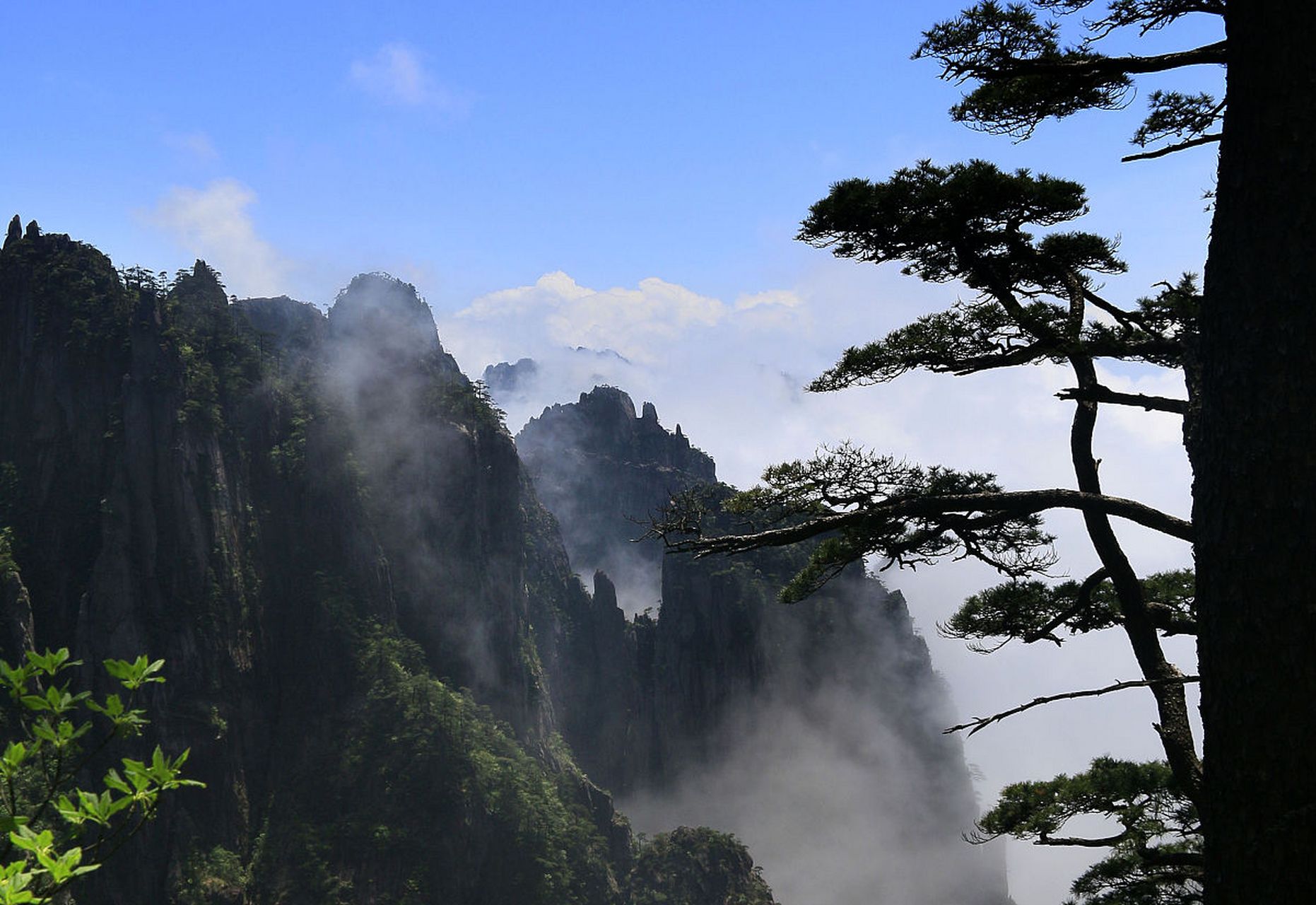 黄山天下第一奇山图片