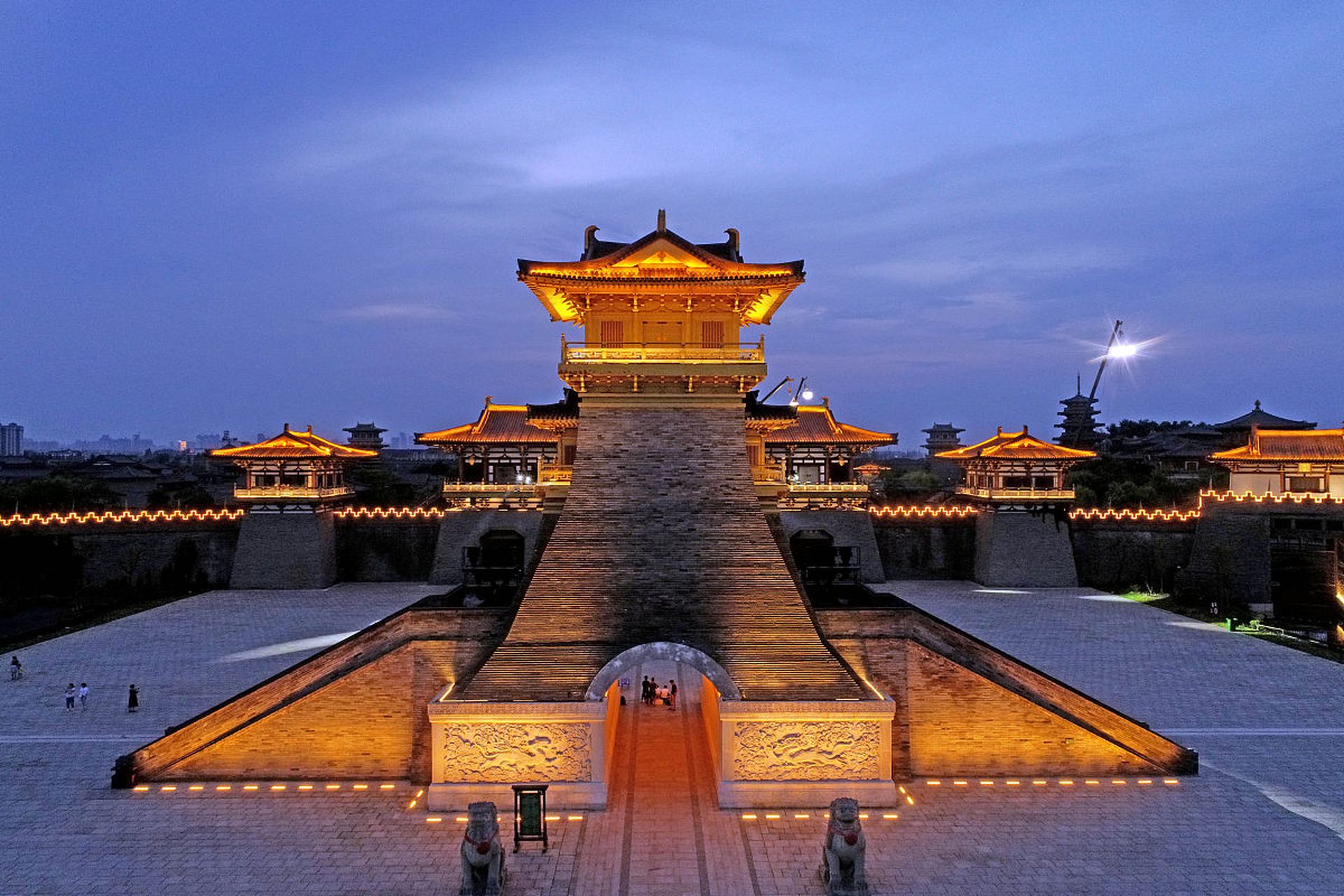 在唐朝时期,长安城是世界上最