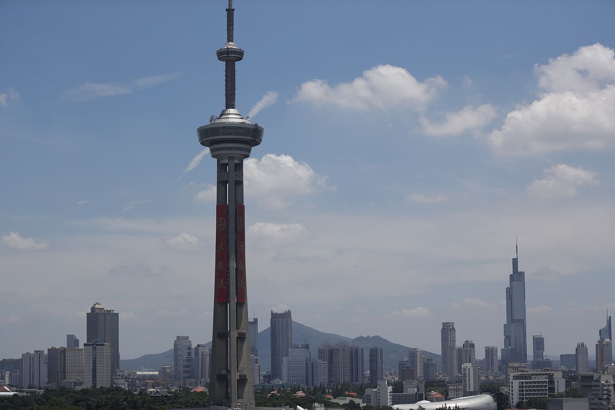 江苏南京广播电视塔,南京最著名的标志性建筑