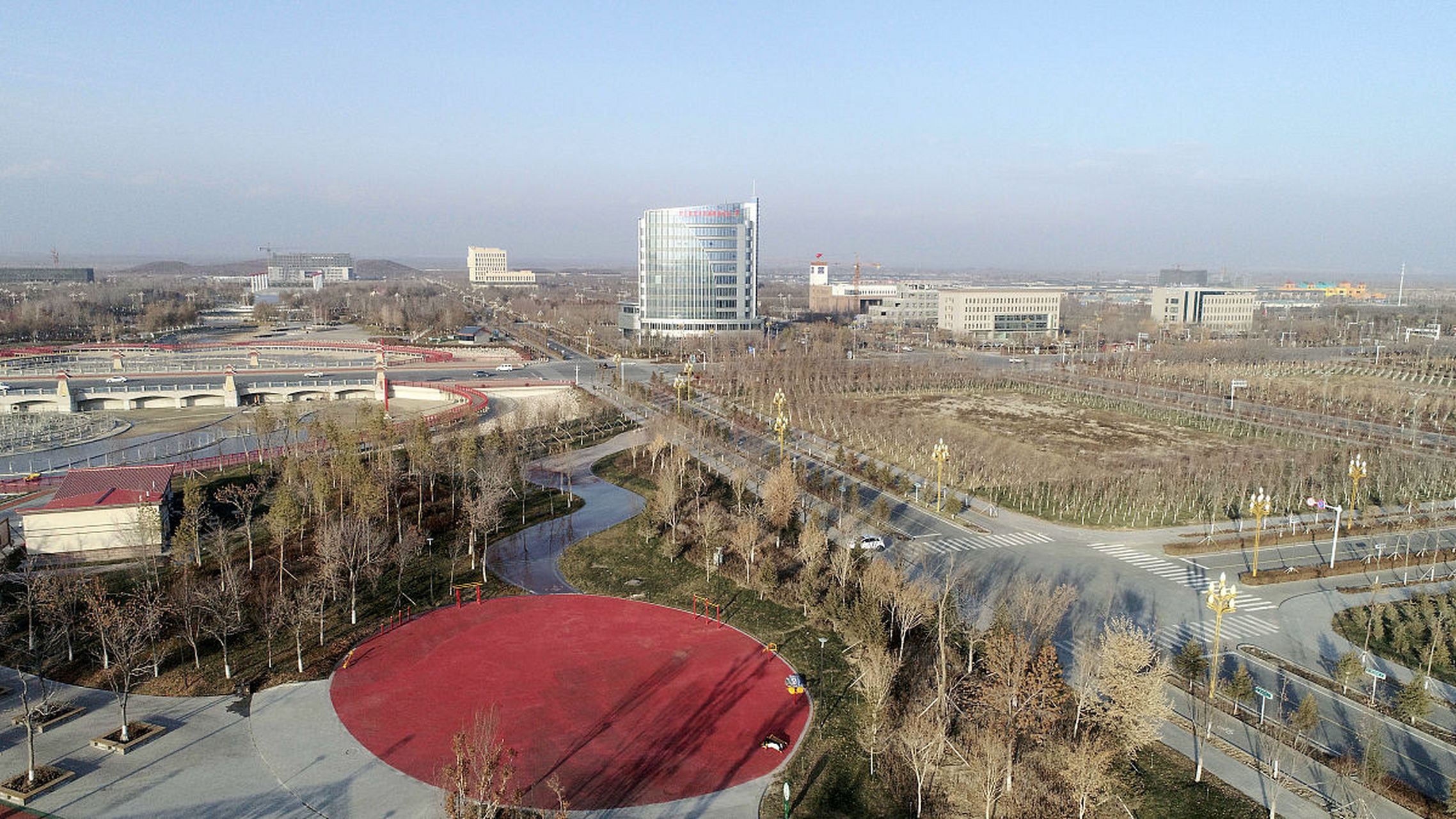 走进54团兴安镇,人口5千,一个发展中的生态示范小镇,军垦新城#情侣必