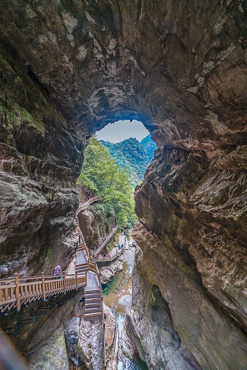 壶关大峡谷天生桥图片