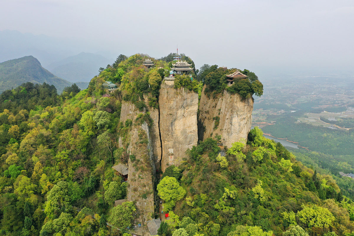 窦圌山风景区图片图片