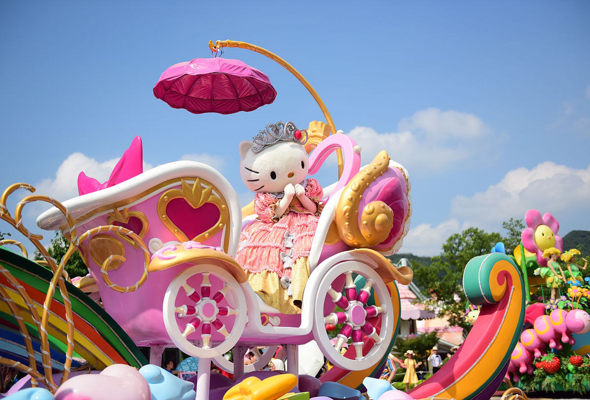 杭州hello kitty乐园是女孩子们的天堂.