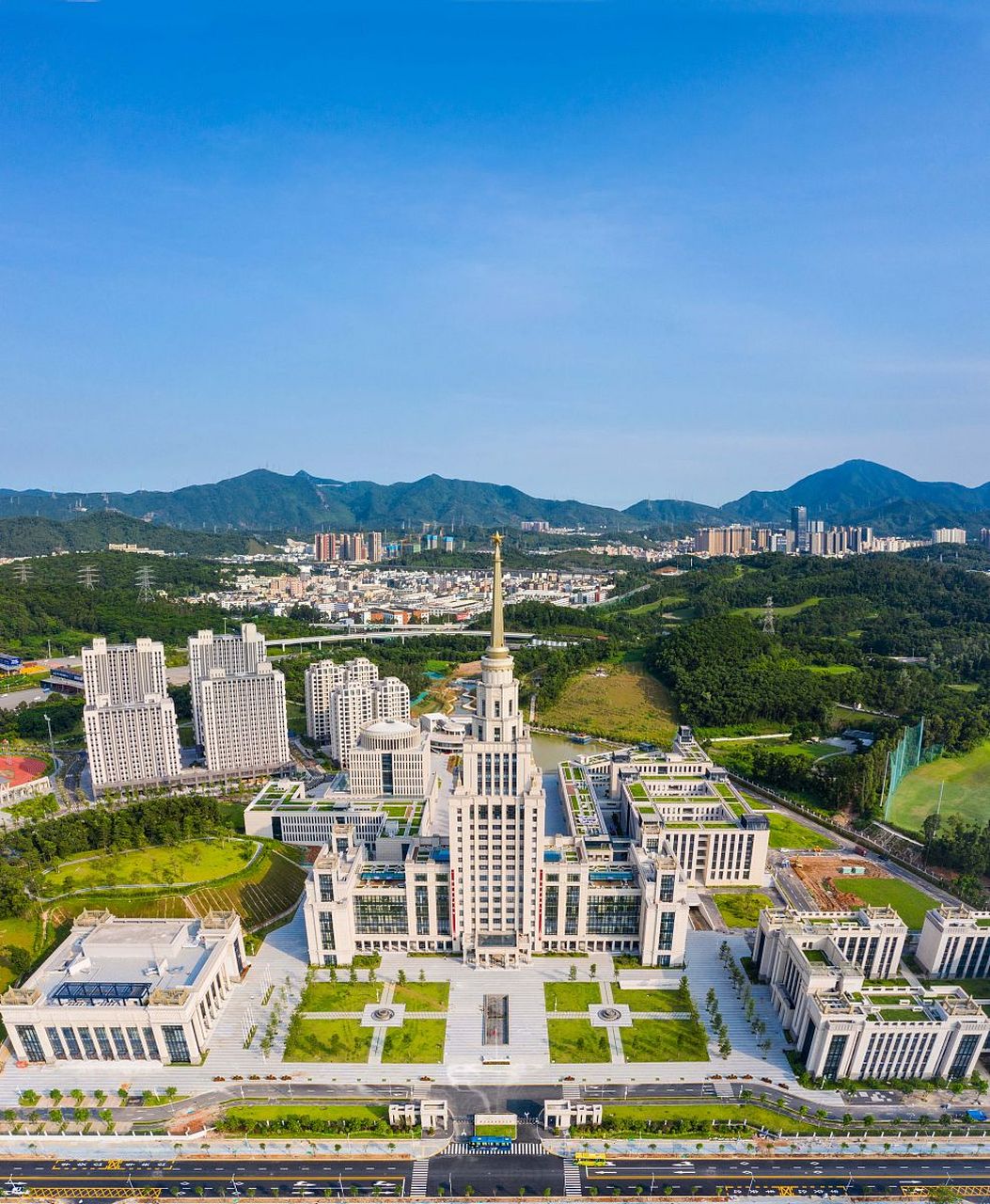 广东省新增中外合作大学——香港城市大学东莞校区,位于东莞松山湖