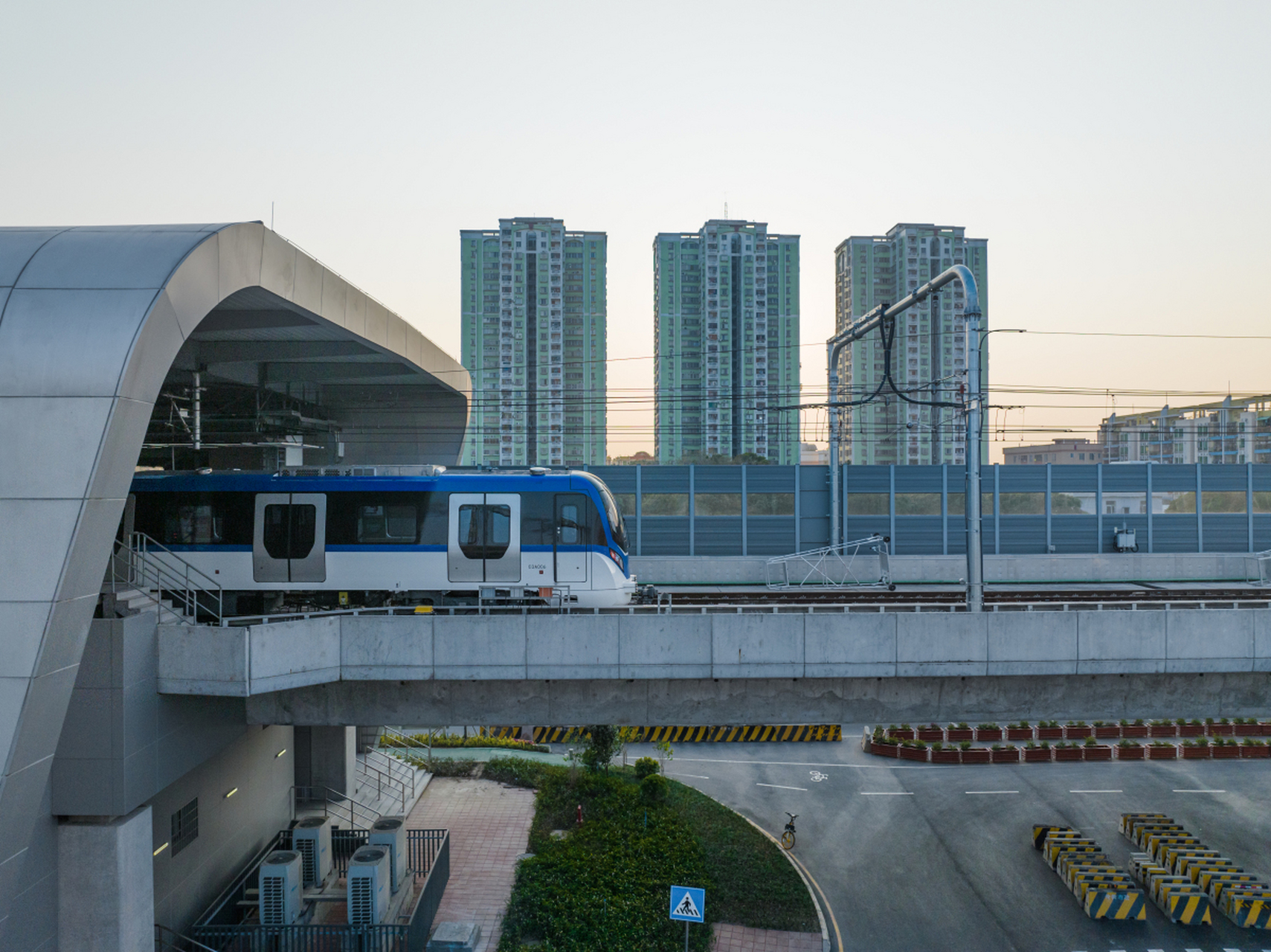 台州轻轨s2站点图片