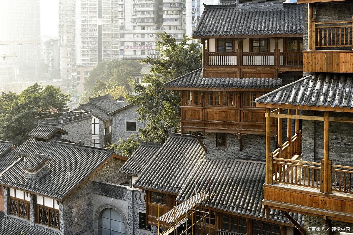 重庆十八梯的传统风貌区