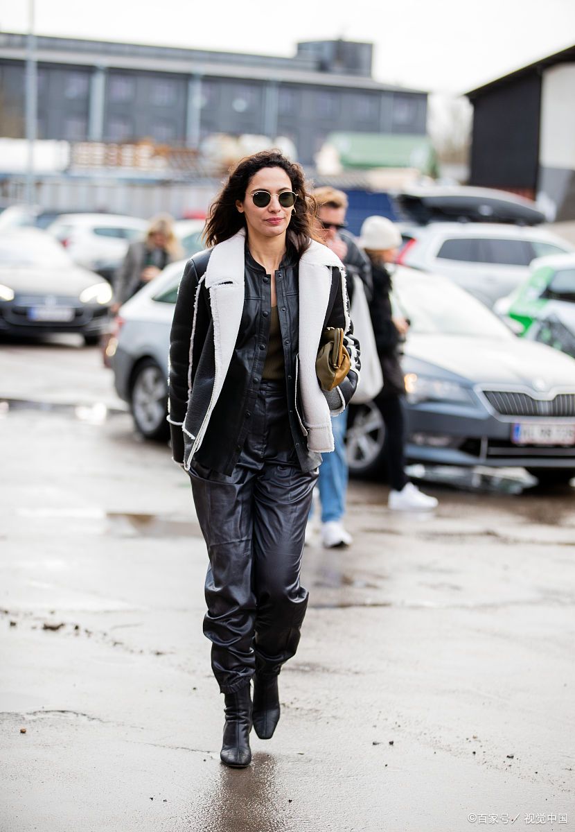 女士皮衣与裤子的时尚搭配法则,时尚又实用的搭配